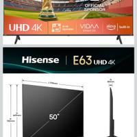 Smartv Hisense 50" UHD 4K