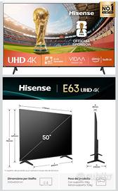 Smartv Hisense 50" UHD 4K