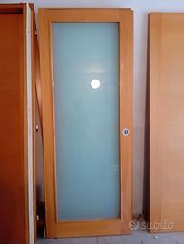 Porte interne legno e vetro