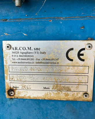 Mulino vortice per cereali