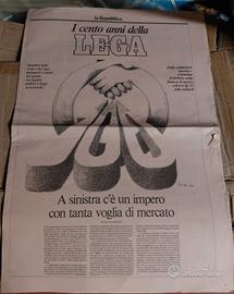 Quotidiano "repubblica"_i cento anni della lega