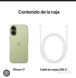Iphone 17 verde 256gb