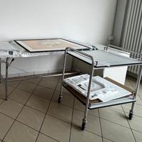 Lettino e carrello ambulatorio