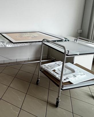 Lettino e carrello ambulatorio