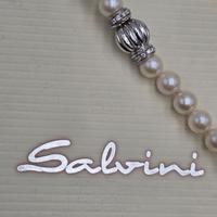 COLLANA SALVINI ORO DIAMANTI PERLE