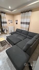 Divano apribile con penisola