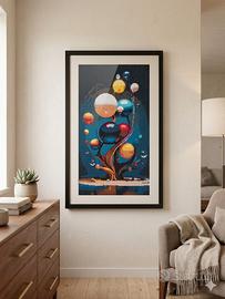 Quadro Diamond Painting Albero