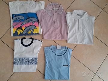 5 maglie in svendita. Taglia M e L da uomo