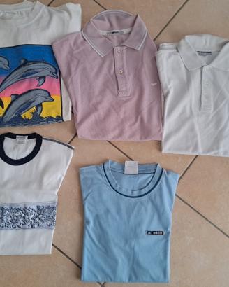 5 maglie in svendita. Taglia M e L da uomo