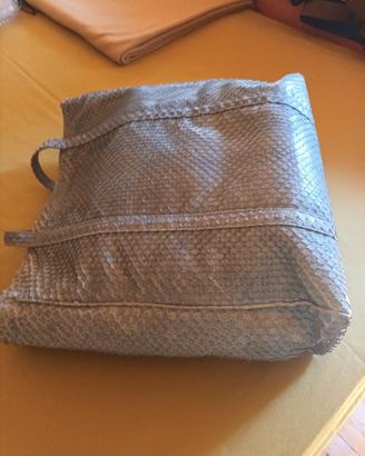borsa grande in pitone