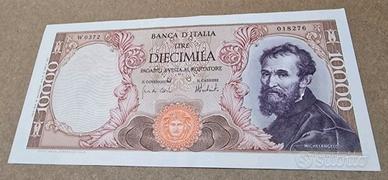 DIECIMILA 10000 LIRE MICHELANGELO SERIE SPECIALE W