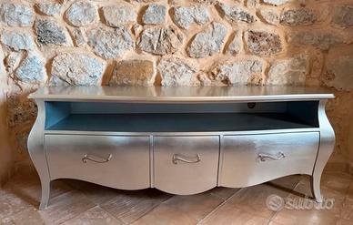 Mobile foglia argento