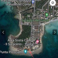 Punta Prosciutto terreno sul mare