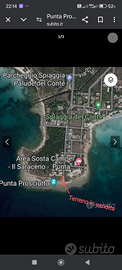 Punta Prosciutto terreno sul mare