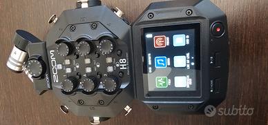 Zoom H8 multitraccia mixer  mic condensatore