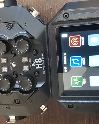 Zoom H8 multitraccia mixer  mic condensatore