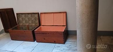 Bauli in cirmolo antichi