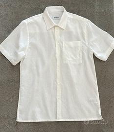 Camicia Misto Lino Uomo Sorbino Bianca - Taglia S