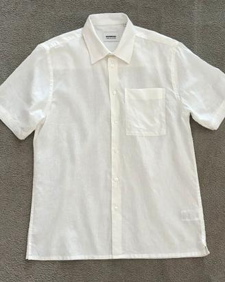 Camicia Lino Uomo Sorbino Bianca - Taglia S