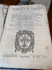 Libro antico Primae Secundae di Tommaso D’Aquino