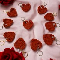 Portachiavi Rossi fatti a mano