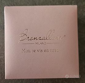 Collana placcata oro rosa Bronzallure con quarzite