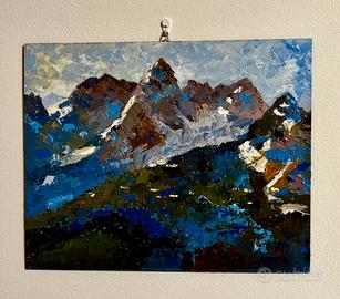 Dipinto ad olio su tavola