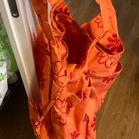 Borsa mare molto capiente color arancio