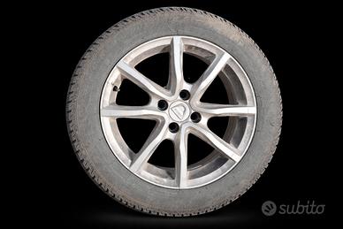 set 4 pneumatici con annessi cerchi in lega 