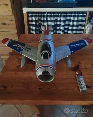 Aereo rc jet F-86 Sabre ventola intubata
