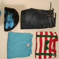 Lotto abbigliamento bambino 110cm 4-5 anni