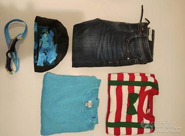 Lotto abbigliamento bambino 110cm 4-5 anni