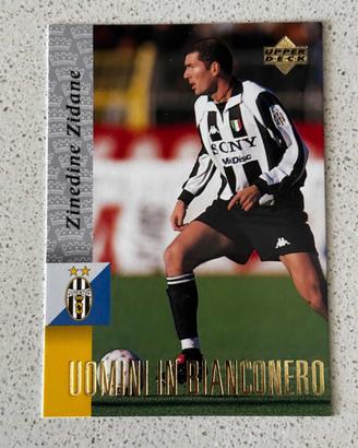 Card Zinedine Zidane Juventus 1998 Upper Deck Orig