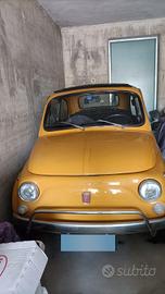 Fiat 500 del 1970 Gialla - Varese 