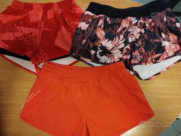 3 Pantaloncini running donna