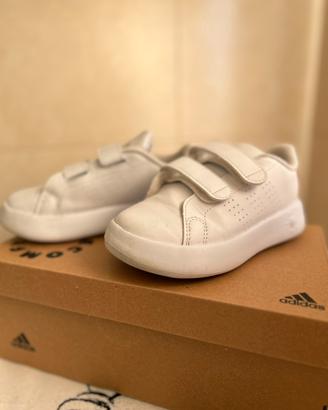 Sneakers bambina Adidas bianche