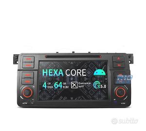 RADIO GPS ANDROID 14 BMW E46 4GB DI RAM 64GB DI RO