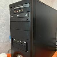 Pc fisso intel core duo + monitor Lg