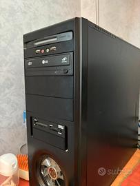 Pc fisso intel core duo + monitor Lg