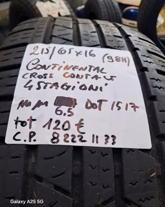 4 GOMME USATE QUATTRO STAGIONI 2156516 - CP8222113