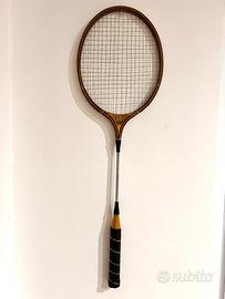 Racchetta da badminton vintage Justice anni 70