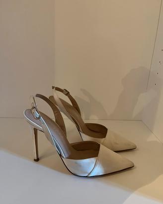 Scarpe da sposa Serrese in seta