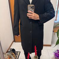 Cappotto Conbipel in pura lana – nero – taglia 54