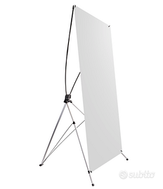 X Banner porta banner 180x80 cm – autoportante