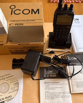 ICOM IC-R20 CON SOFTWARE CS-R20