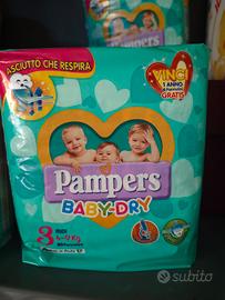 Pannolini Pampers baby dry taglia 3