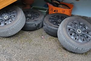 4 cerchi in ferro ford raggio 16