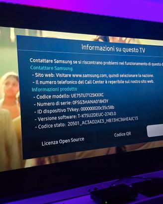 TV SAMSUNG 189CM/ 75 POLICCI 