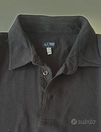 Polo nera Armani Jeans 