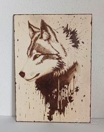 Tavola lupo in compensato di pioppo 